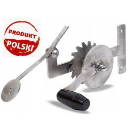 Stainless steel grill crank