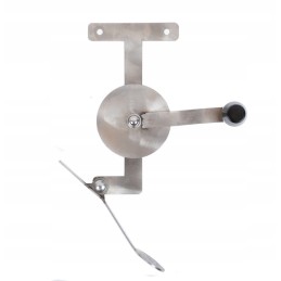 Stainless steel grill crank