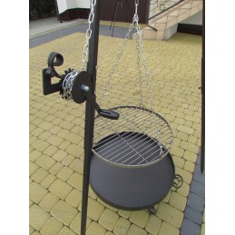 Stainless steel grill crank