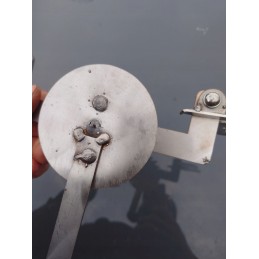 Stainless steel grill crank