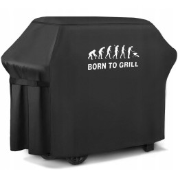 Didelis grilio dangtis tvirtas atsparus grilis su užrašu 145x118x60cm