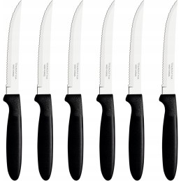 Tramontina Ipanema kepsnių stalo įrankiai 12 vnt, juodi