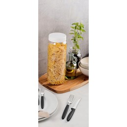 Tramontina Ipanema kepsnių stalo įrankiai 12 vnt, juodi