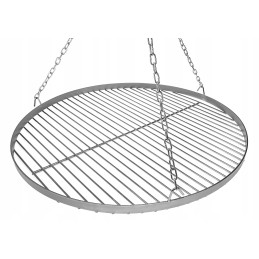 Stainless steel chain 380 cm set for hanging grates fi 70 80 cm inox