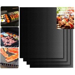 10x tefloninio kilimėlio rinkinys griliui, orkaitei, kepimo skardai, patvarus