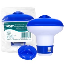 Baseino dozatoriaus plūduras baseino chloro tabletėms 20g sillar