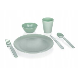 ✅ Kelioninis stovyklavimo rinkinys, 26 elementai, mėtų spalvos