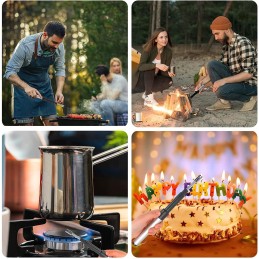 Gukutmxp elektrinis degtukas, ilgis nuo 29 cm iki 75 cm, kraunamas per USB