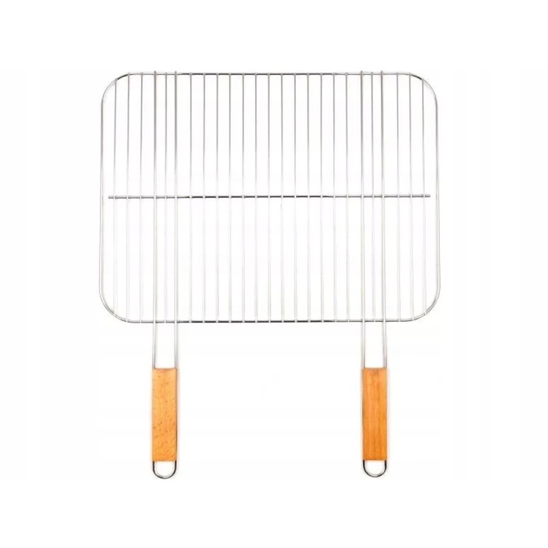 Blooma grilio grotelės su medine rankena 51 x 38 cm