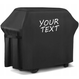 Large grill cover strong resistant grill with inscription 145x118x60cm
