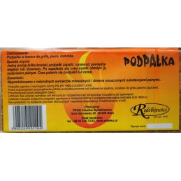 Židinio grilio kūrenimas, rudas kubas