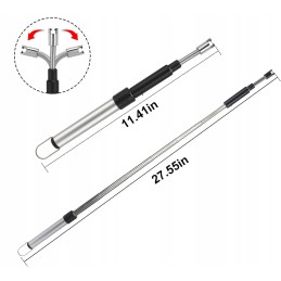 Gukutmxp elektrinis degtukas, ilgis nuo 29 cm iki 75 cm, kraunamas per USB