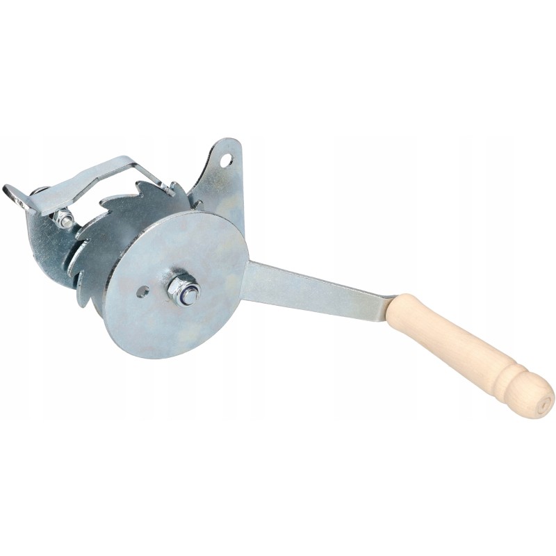 Reel crank crank for adjusting the grill grate