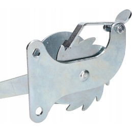Reel crank crank for adjusting the grill grate