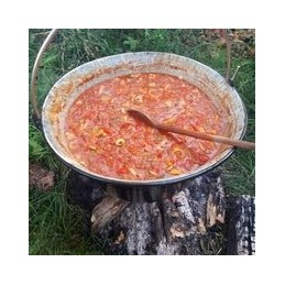 Emaliuotas vengrų medžioklės puodas, 10 litrų