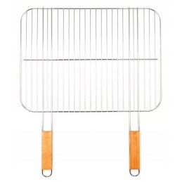 Stačiakampės grilio grotelės 51x38cm su rankenomis