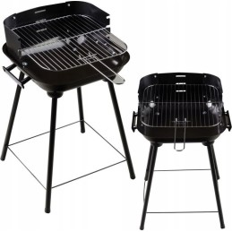 Anglies piknik sodo kepsninė, didelės reguliuojamos grotelės