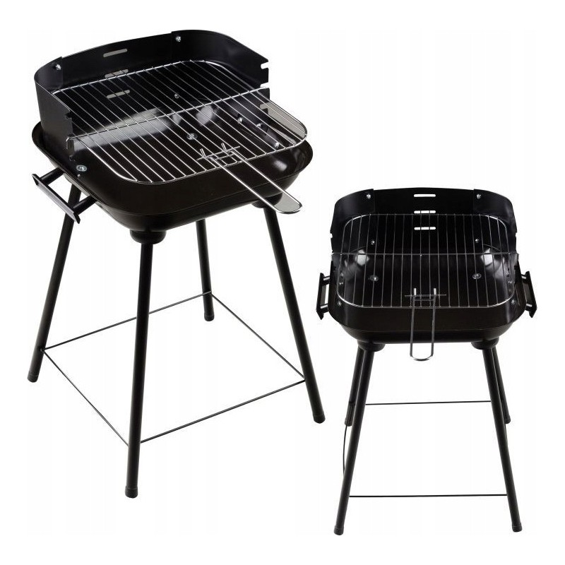 Anglies piknik sodo kepsninė, didelės reguliuojamos grotelės