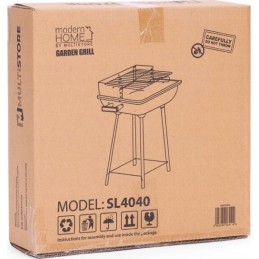 Anglies piknik sodo kepsninė, didelės reguliuojamos grotelės