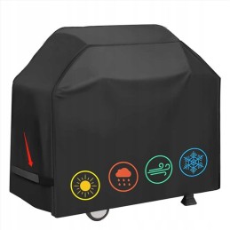 Sodo anglies dujinės kepsninės dangtis, universalus, didelis, brezentinis dangtis