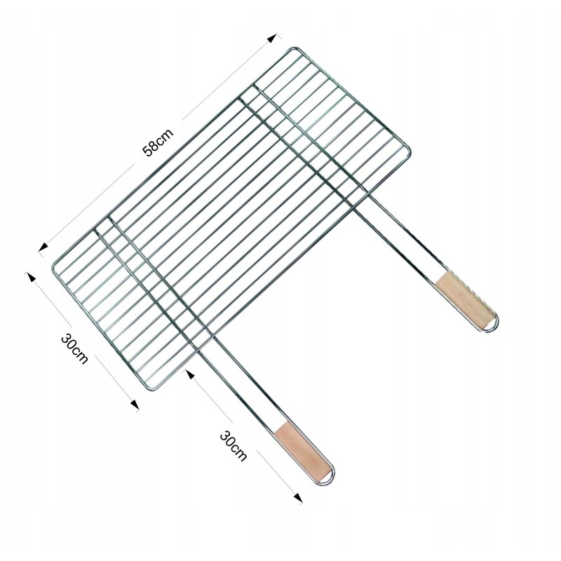 Grill construction grid 58x30 chrome