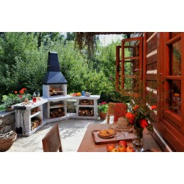 Grillrest, võrk, 58x30, kroomitud