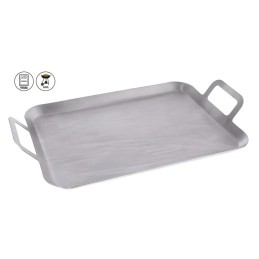 Grillplaat, roostevaba teras, 43 x 25 cm