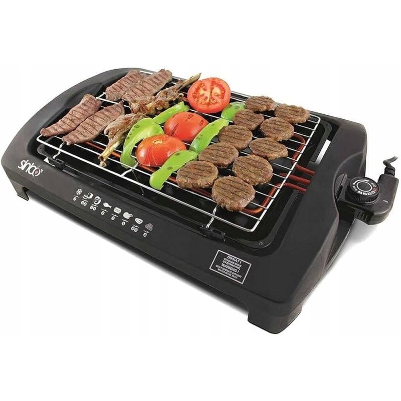 Elektrinės stalinės grotelės su reguliavimu, 36x25 cm