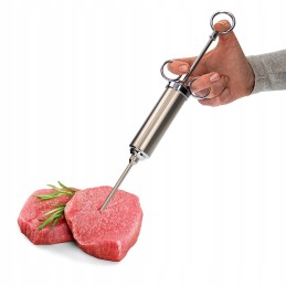 Mėsos injektorius, 60 ml švirkštas, 2 adatos