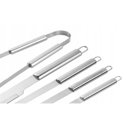 Plieninis kepsninės komplektas, priedai, stalo įrankiai, indai, dėklas, 10 viename