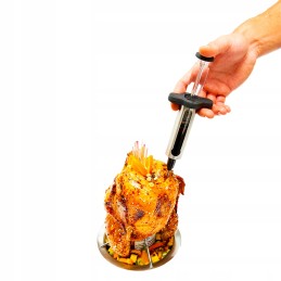 Broil King tērauda marinādes šļirce gaļas mērces injicēšanai