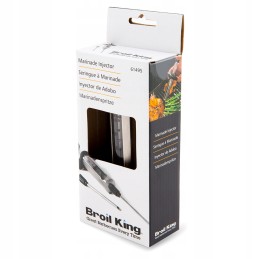 Broil King steel marinade sauce syringe for injecting meat with sauce