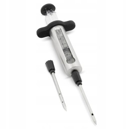 Broil King steel marinade sauce syringe for injecting meat with sauce