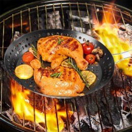 Grill pan non-stick grill plate