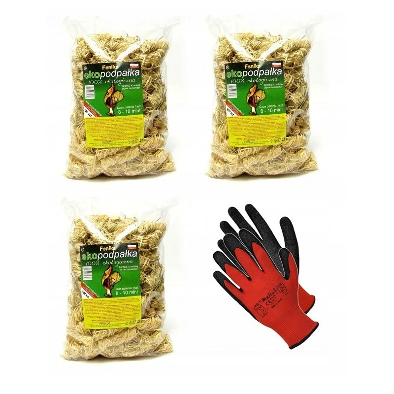 Feniks eco-lighter 3kg + lateksinės darbo pirštinės 10 dydis 1 pora