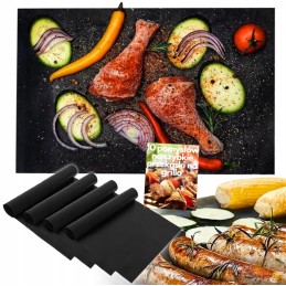 10x tefloninio kilimėlio rinkinys grilio orkaitės kepimo skardai patvari