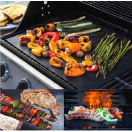 10x tefloninio kilimėlio rinkinys grilio orkaitės kepimo skardai patvari