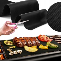 10x tefloninio kilimėlio rinkinys grilio orkaitės kepimo skardai patvari