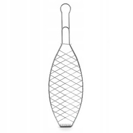 Küchenprofi tērauda režģis zivju grilēšanai, garums 53 cm