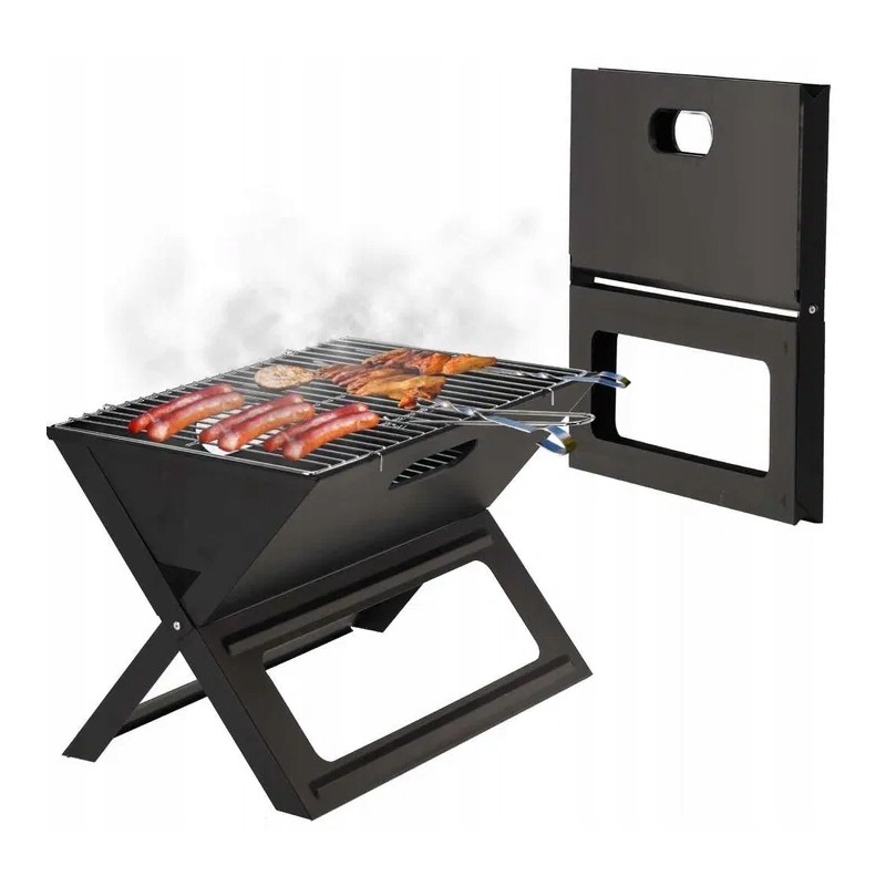 Sulankstomos turistinės anglies kepsninės 45 x 30 x 30 cm