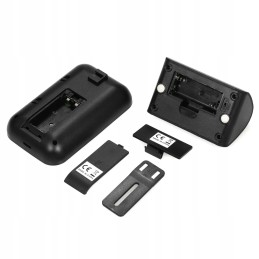 Belaidis termometras su laikmačiu ir dviem temperatūros zondais