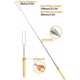 8x dvigubi iešmai laužui, kepsninė dešrelių iešmams, iešmas 81 cm