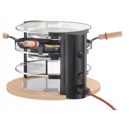 Tai puikus artėjantis hitas, raclette, daugiafunkcis prietaisas, skirtas kepimui ant grotelių, kepimui, kepimui ir kaitinimui.