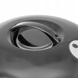 Sferinės sodo kepsninės su dangteliu ir transportavimo ratukais