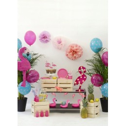 Baseino aksesuarai flamingų gėrimų padėkliukai