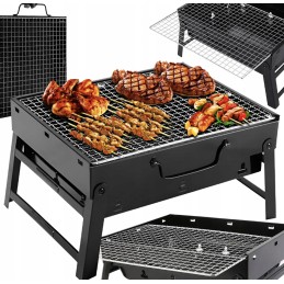 Didelė, nešiojama, nešiojama sodo anglių kepsninė