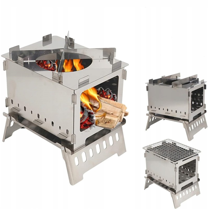 Multifunctional Small Metal Folding Portable Grill