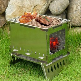 Multifunctional Small Metal Folding Portable Grill