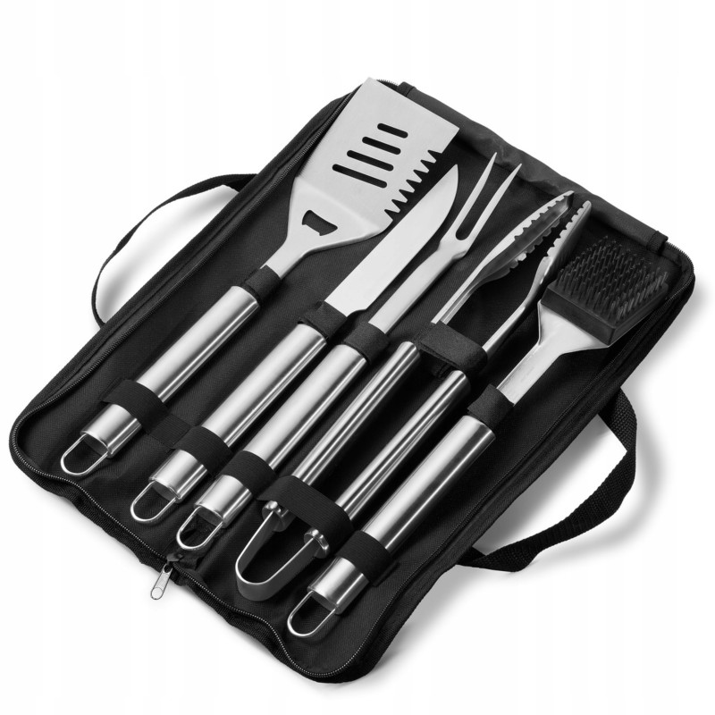 Grillmeister kepsnių stalo įrankių rinkinys, 5 vnt