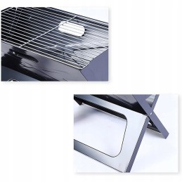 Turistinio sodo kempingo grilis nešiojamas sulankstomas medžio anglies lagaminas